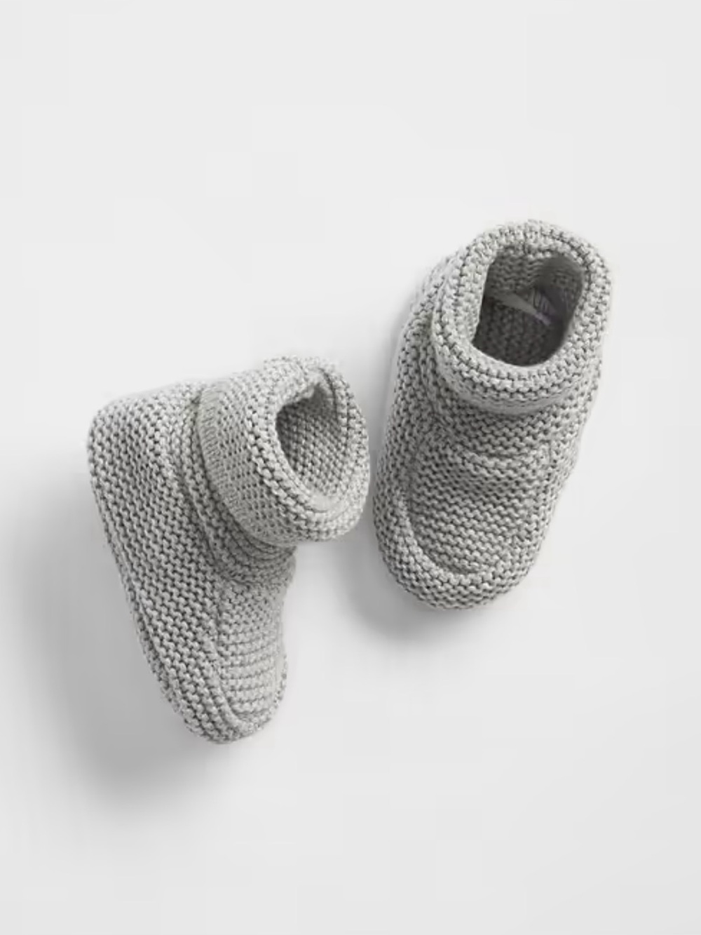 Gap Baby Brennan Chunky Knit Booties Gray Size 1